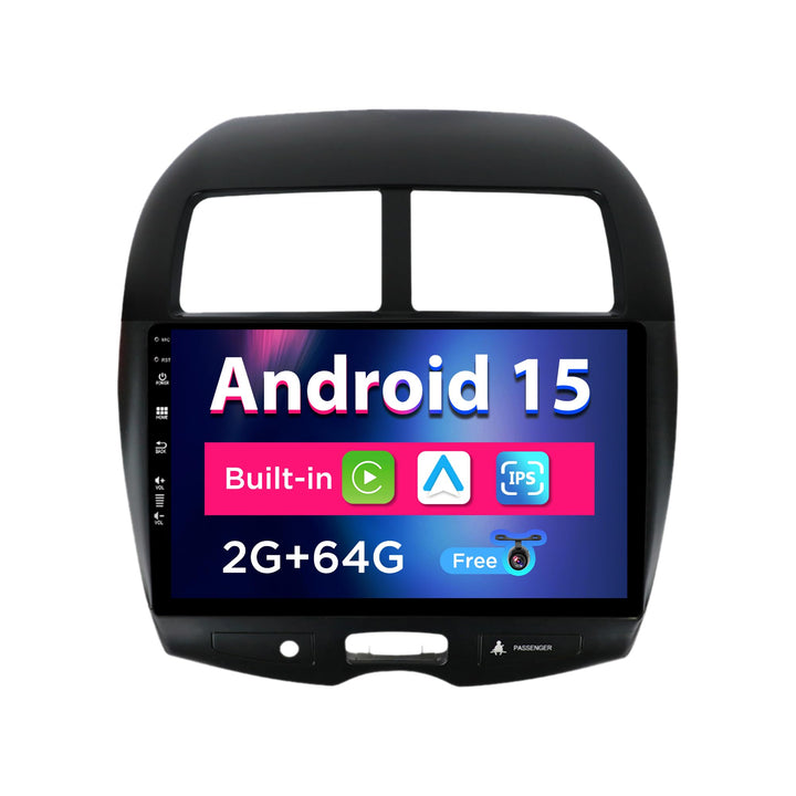 SXAUTO Android 12 IPS Autoradio für Mitsubishi ASX (2010-2019) - Eingebaut CarPlay/Android Auto - Rü