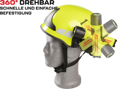 PARALUX® PX1 FEUERWEHR Set für Schuberth F300 Rechts (Länge x Breite x Tiefe 167 x 41 x 43 mm, Gewic