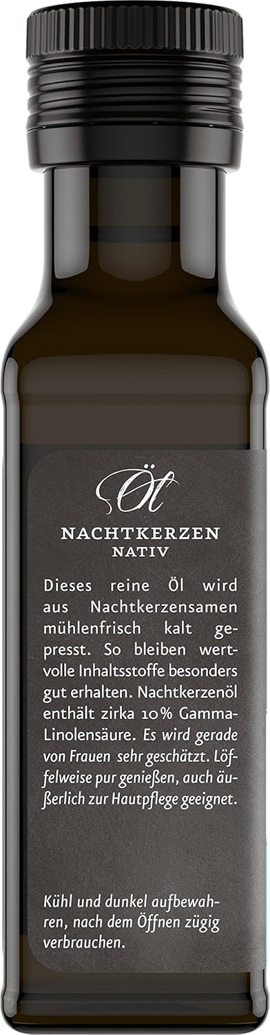 Ölmühle Solling Nachtkerzenöl 100% rein - nativ - kaltgepresst BIO, 100 ml