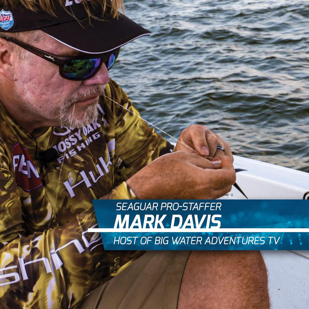 Seaguar Blue Label Fluorocarbon Angelschnur – unglaubliche Schlag- und Abriebfestigkeit, schnelles S