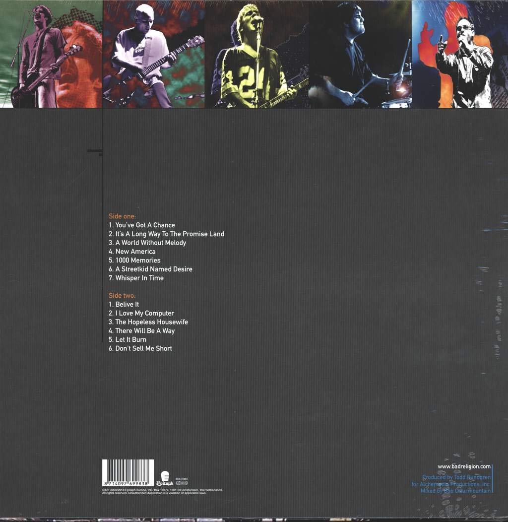 The New America, Vinyl