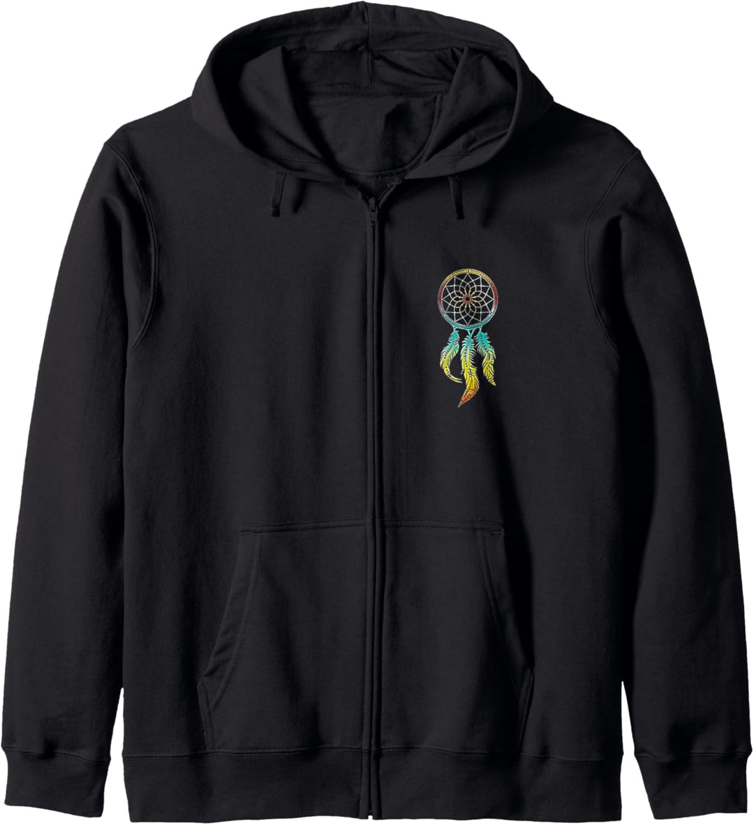 Traumfänger Federn Indianer Motiv Mandala dreamcatcher Kapuzenjacke