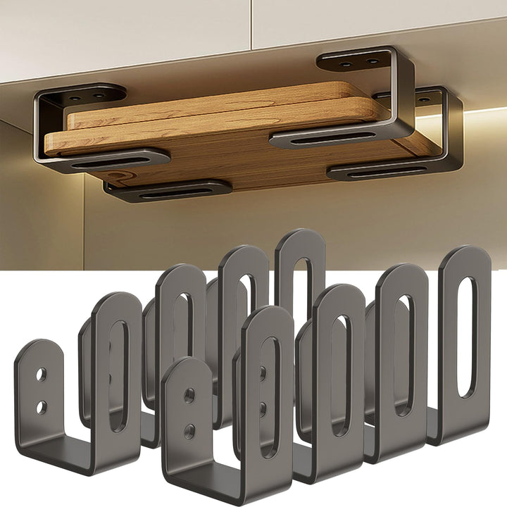 8Stück schneidebrett halter, Hängendes schneidebrett-regal, bretthalter küche，deckelhalter, Topfdeck