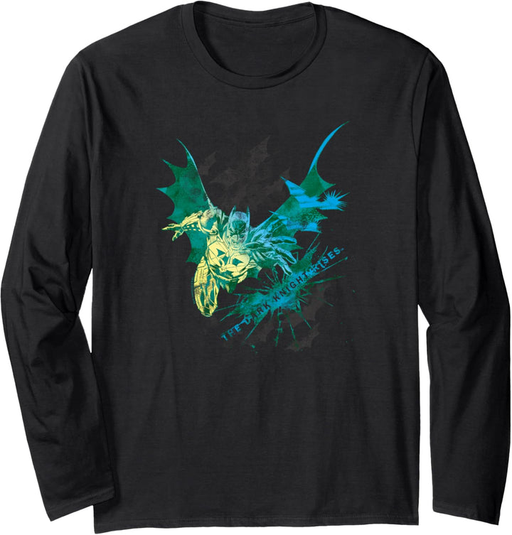 Batman Dark Knight Rises Batarang Langarmshirt