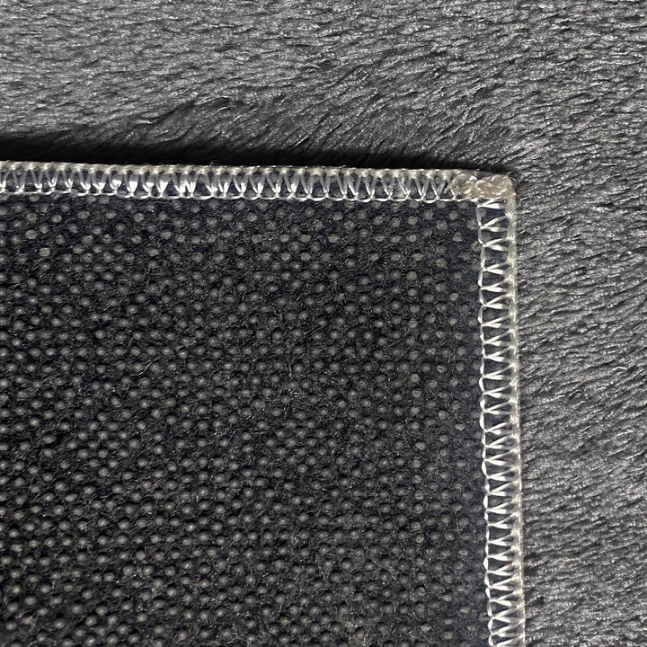 Badezimmer Teppich Set WASCHBAR Flokati in anthrazit, 50x60 cm + 60x100 cm 50x60 cm + 60x100 cm Anth