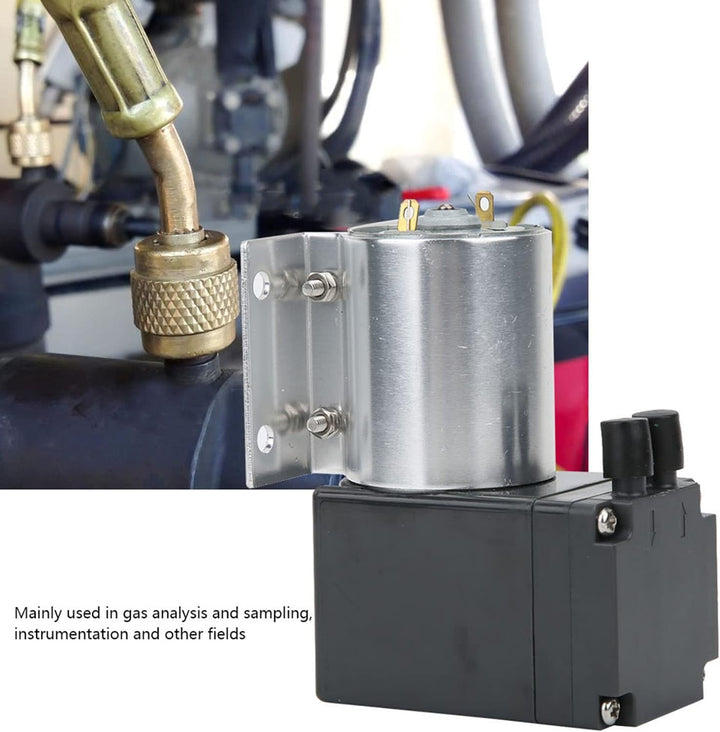DC 12V/24V Mini-Vakuumpumpe, 10W 15L/min Elektrische Tragbare Luftpumpe mit Halter, Unterdruck-Saugp