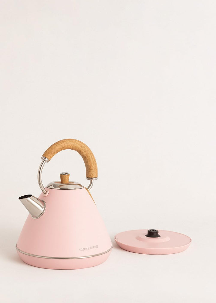 CREATE/PACK TOAST RETRO XL + KETTLE RETRO L/Toaster Pastellrosa mit Wasserkocher Pastellrosa/Wasserk
