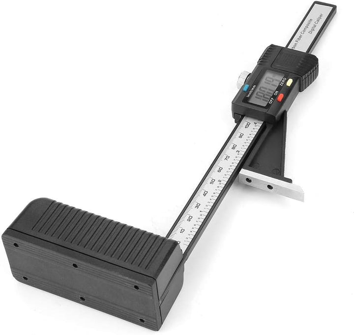 Digitales Höhenmessgerät, 0-150 mm Digitales Präzisions-Tiefenmessgerät mit Magnetfuss für die Holzb