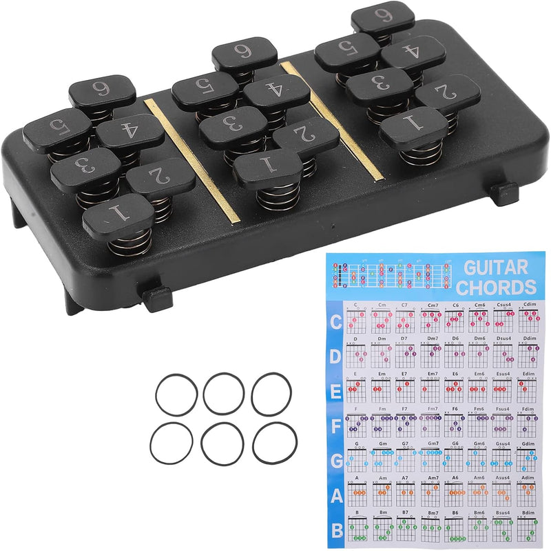 Gitarren-Akkordwechsler, Akkord-Lernsystem, 110 Akkorde mit Brett f¨¹r Klasse f¨¹r Anf?nger zum Trai