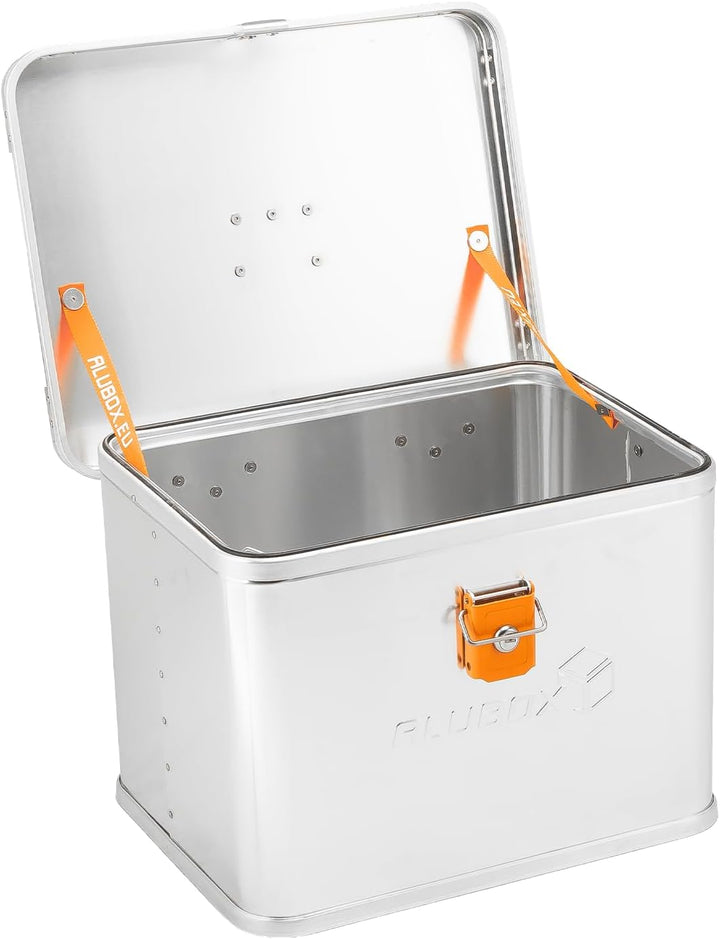 ALUBOX Motorrad Top-Case ABX-M35-35 Liter, Aluminium, 35 Liter