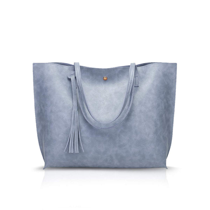 NICOLE&DORIS Damen Tote Tasche Handtasche Schultertasche aus PU-Leder Umhängetaschen Mode grosse Han