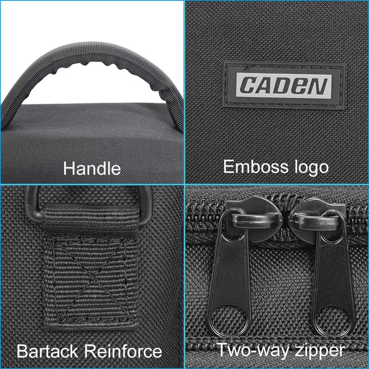 CADeN Kameratasche Wasserdicht fototasche Sling Umhängetasche für spiegelreflexkameras 1 DSLR SLR Ca
