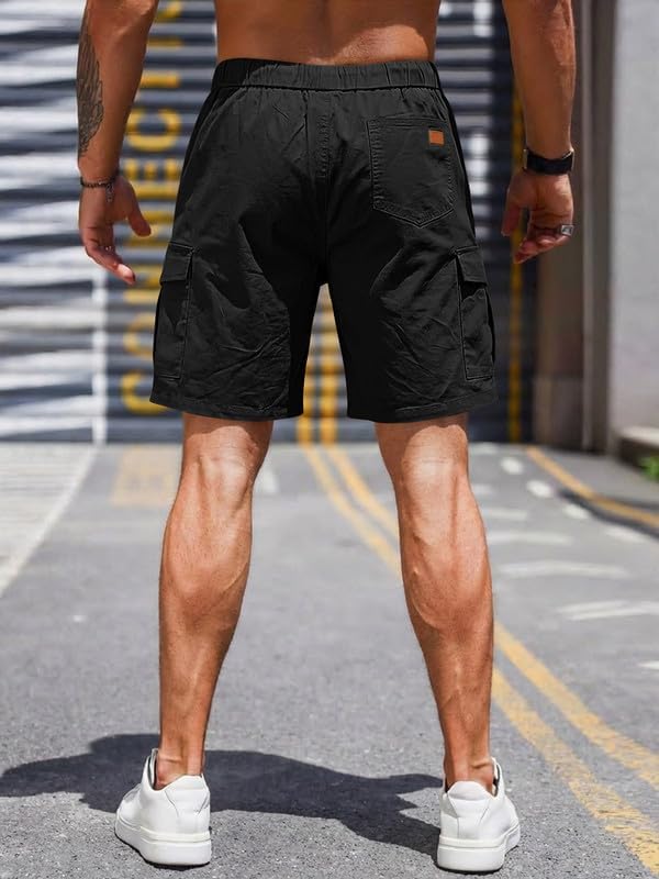 Elegancity Kurze Hosen Herren Cargo Shorts Freizeithose | Sommer Chino Shorts Mit 6 Taschen,Kurze Ca