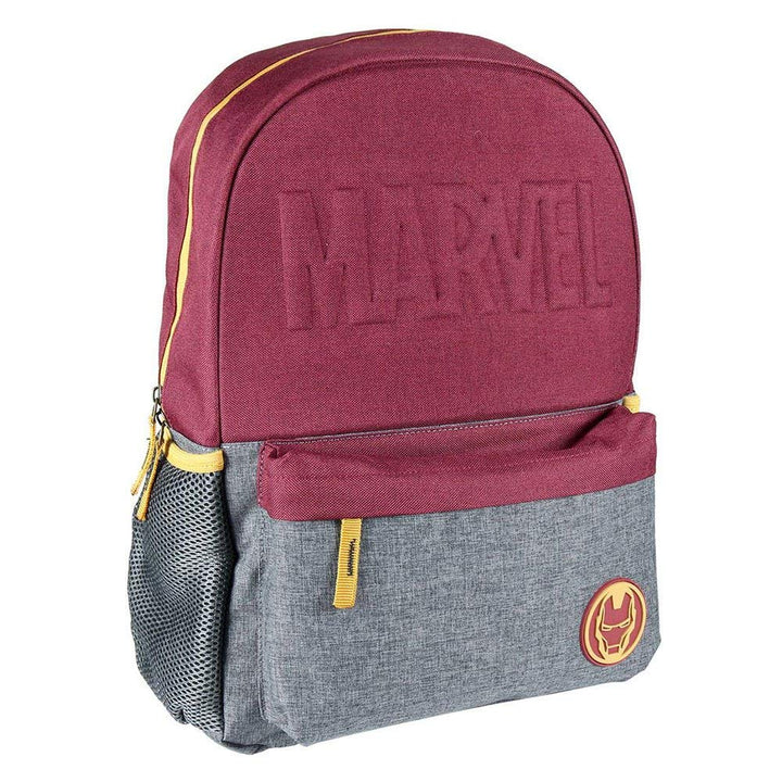 Cerdá - Mochila Escolar Instituto Iron Man de Color Rojo - Mochila de 44 cm | Licencia Oficial Marve