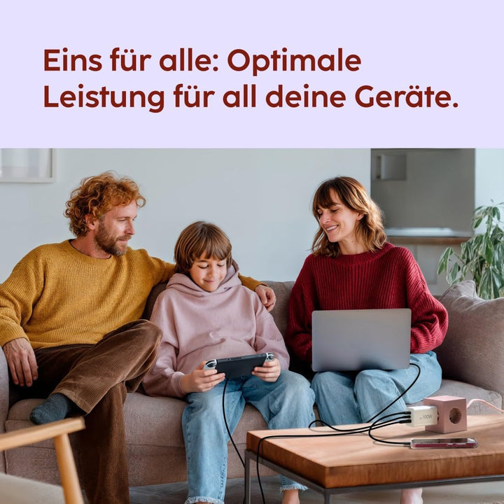 Hama USB Schnellladegerät, 2x USB C + 1x USB A, Mini Ladegerät, 100W