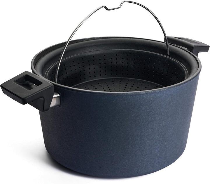 Woll Active Lite Kasserolle mit Active-Lite-Deckel und Silikoneinsatz, Ø 28 cm, 15,5 cm hoch, 7.5 Li