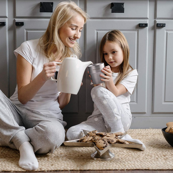 Hivexagon 300ml Set aus 8 Doppelwandigen Edelstahl becher edelstahl tasse- Ideal Für Kalte Getränke