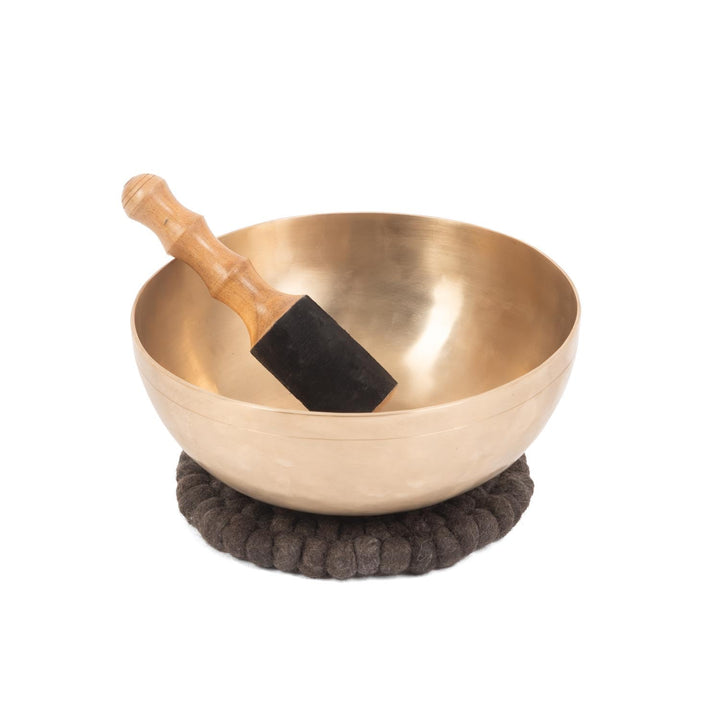 Bodhi ESSENCE Klangschale SOLAR Ø 23,7 cm | Handgefertigte Singing Bowl aus Indien | Klangschale ink