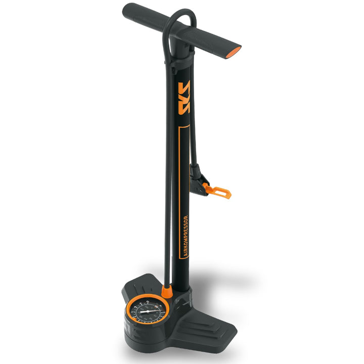 SKS GERMANY AIRKOMPRESSOR 10.0 Standpumpe (Luftpumpe für alle Ventilarten, stabiles Stahlrohr, gross