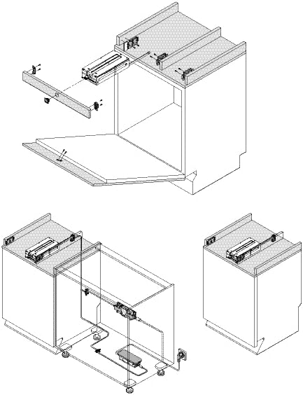 BLUM Servo-Drive Flex Antriebseinheit für Kühl-, Gefrier- und Geschirrspülgeräte, Set mit Antriebsei