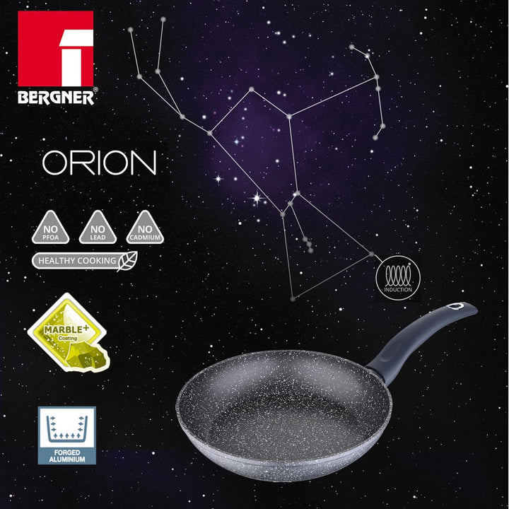 Bergner Orion Grill, Plateado, 28 cm grillpfanne, grillpfanne