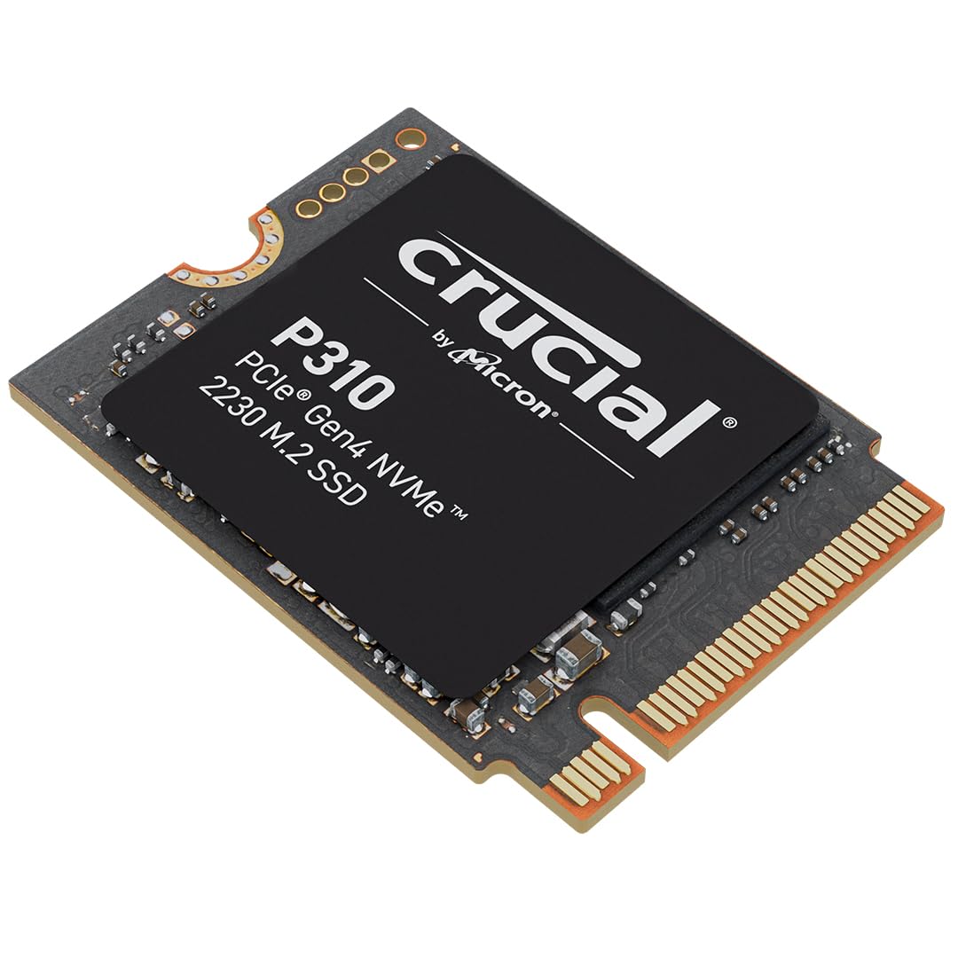 Crucial P310 SSD 1TB M.2 2230 PCIe Gen4 NVMe Interne SSD, bis 7.100 MB/s, mit Steam Deck, ASUS ROG A