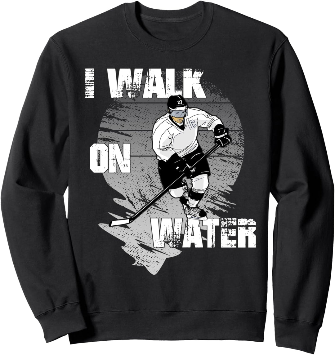 Eishockey Retro Style für Eishockeyspieler Sweatshirt