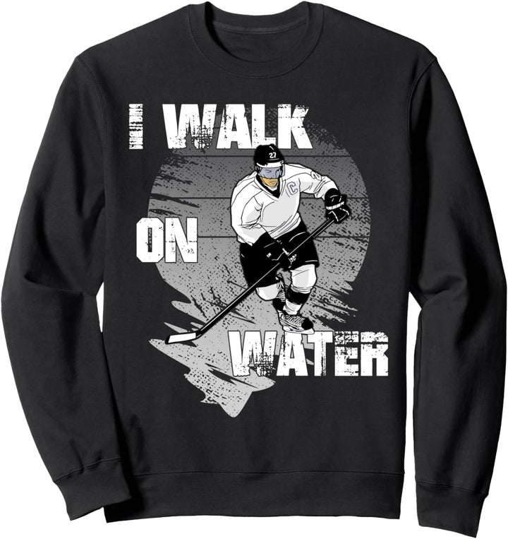 Eishockey Retro Style für Eishockeyspieler Sweatshirt
