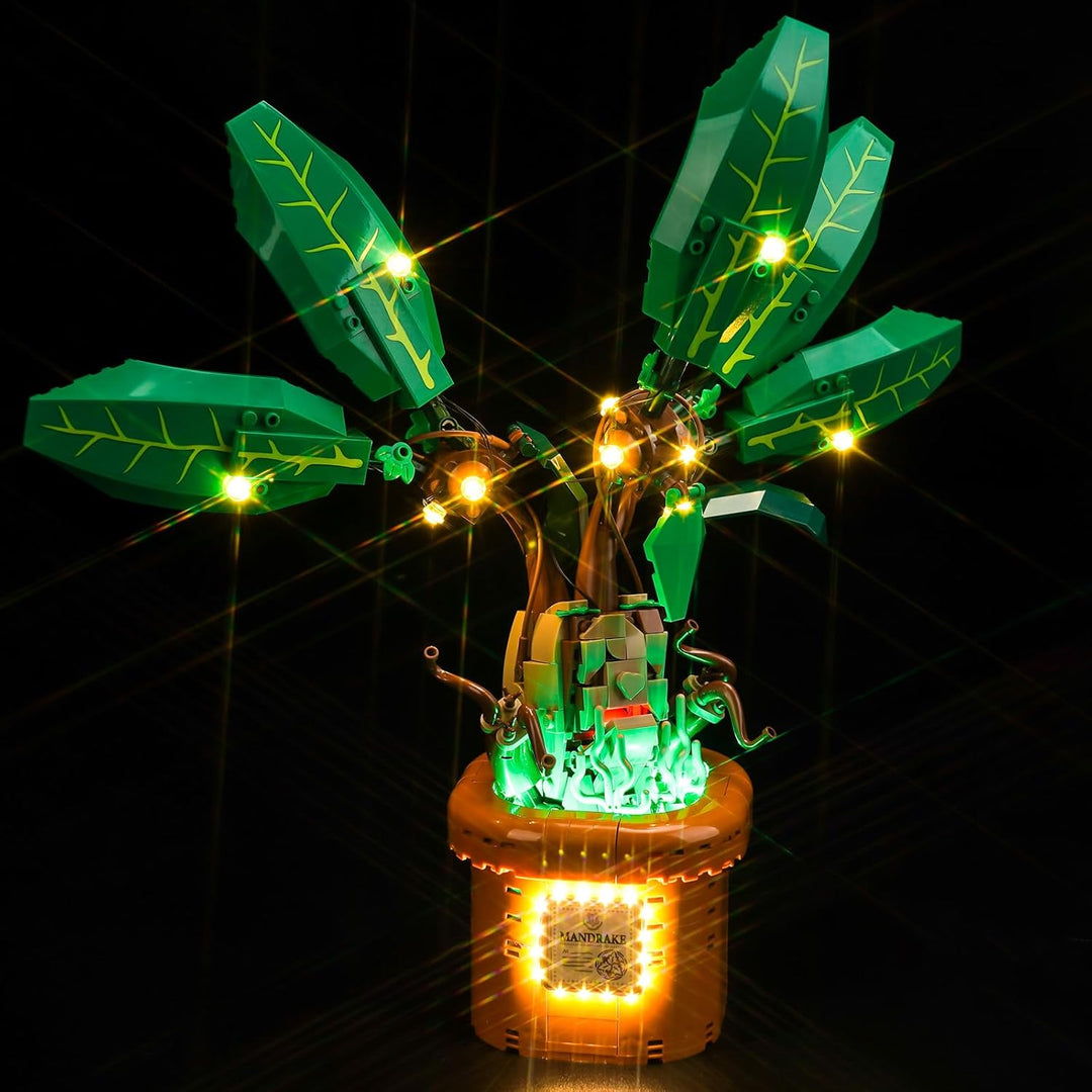 Music Version Licht-Kit für Lego Harry Potter Zaubertrankpflanze: Alraune 76433 (Nicht Lego), Led Be