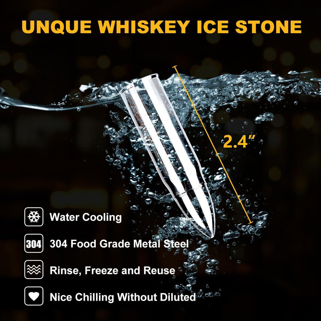 Exrezist Whisky Geschenkset-Whisky Gläser Set -Geschenke für Männer –Männergeschenke -Geburtstagsges