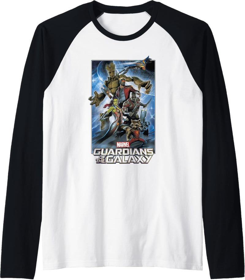 Marvel Guardians Of The Galaxy Comic Themed Framed Poster Raglan