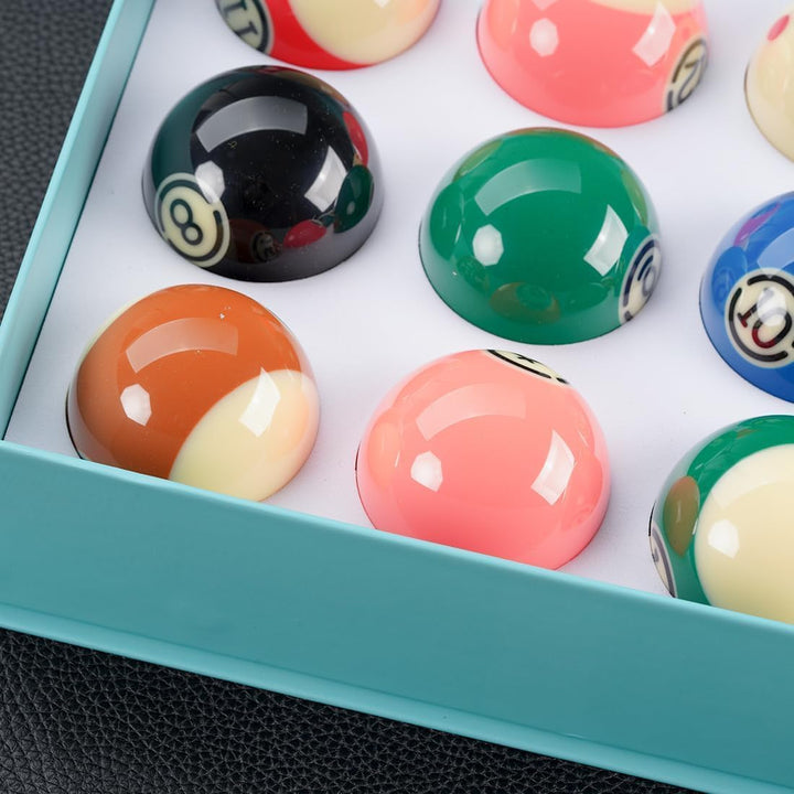 KONLLEN Phenolic Resin Billiard Balls Set 2-1/4'' Regulation Size Tournament Pool Balls Set Pool Tab
