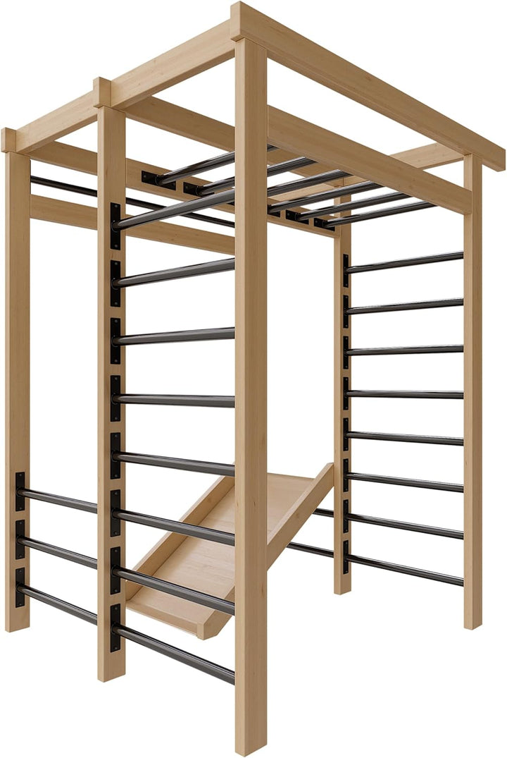 ASTA FORCE 35 Reckstange - Turnstange aus Stahl zur Wandmontage, Ø35 mm Griff, kraftbetonter Griffdu
