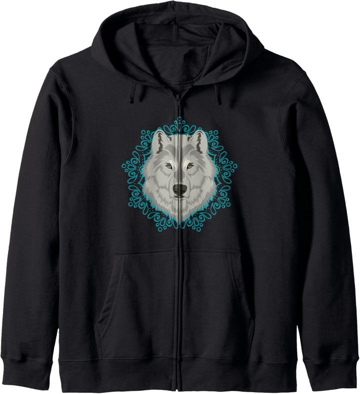 Wolf Geschenk Outdoor Wildnis Wolf Kapuzenjacke