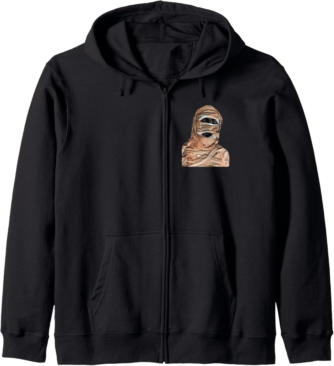 Mumienkopf Design Kapuzenjacke