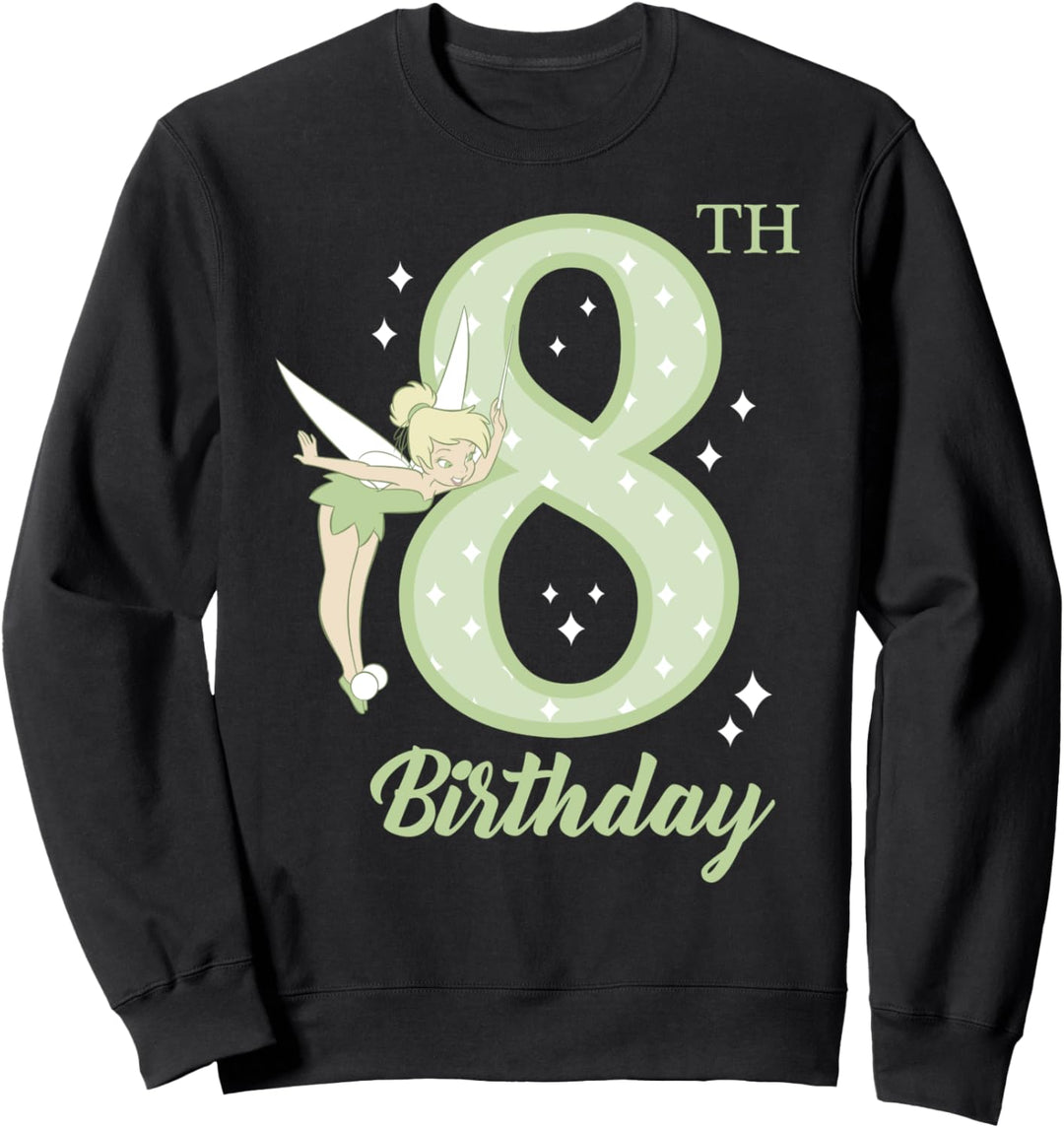 Disney Peter Pan 8th Birthday Tinkerbell Portrait Sweatshirt