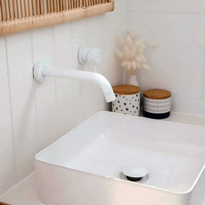 Kibath L490671 Weisses Universal Clic Clac Ventil Push-up Ablaufgarnitur für Waschbecken und Bidet,