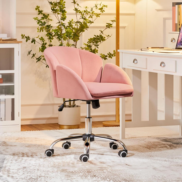 Yaheetech Schreibtischstuhl Ergonomisch Bürostuhl bis 136 kg Belastbar, Drehstuhl Höhenverstellbar C