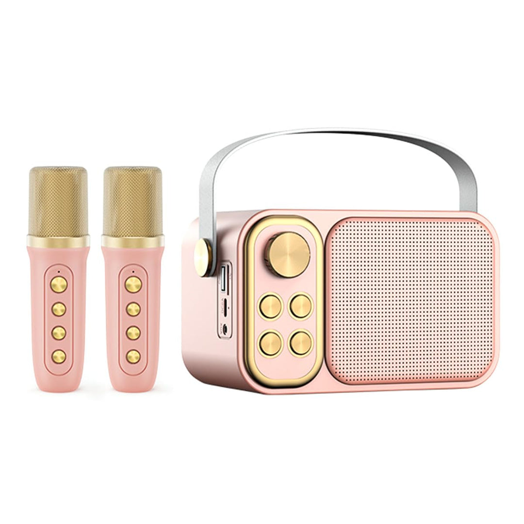 Home Mini-KTV-Set-Audio, kabelloser Bluetooth-Lautsprecher, Mikrofon, Mikrofon-All-In-One-Gerät, Blu