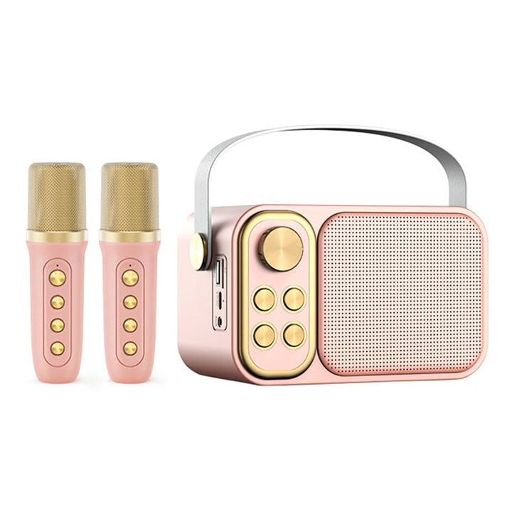 Home Mini-KTV-Set-Audio, kabelloser Bluetooth-Lautsprecher, Mikrofon, Mikrofon-All-In-One-Gerät, Blu