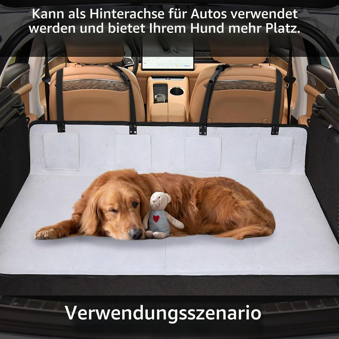 Auto Rücksitz Brücke, Verlängerung mit Schondecke für Hunde, Faltbar für Die Meisten Autos SUV in He