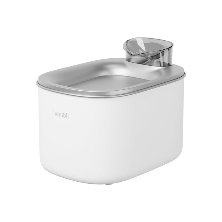 Hombli Smarter Trinkbrunnen für Haustiere, 3,5l Volumen, leise, Edelstahl-Napf, Filter- und Wasserst