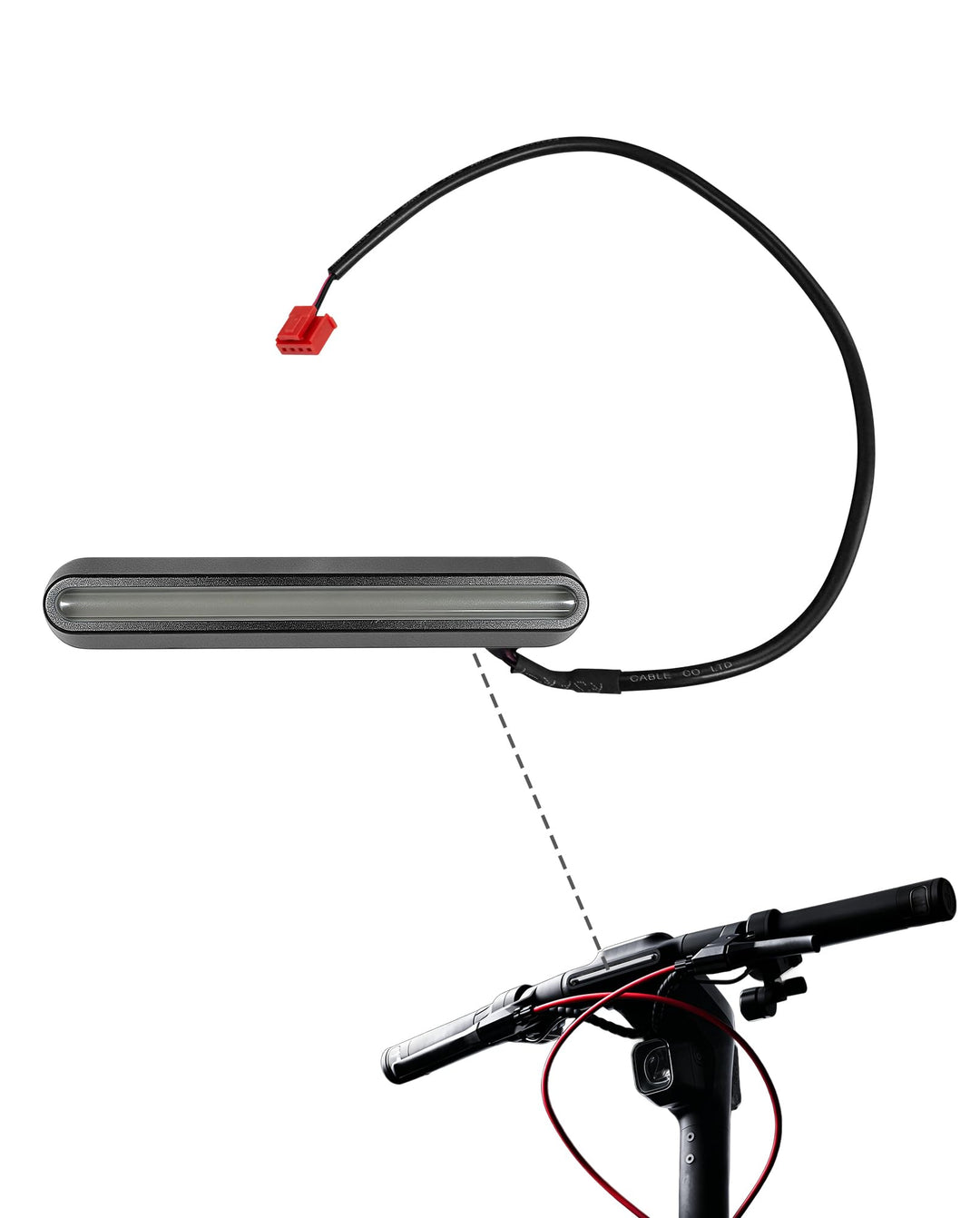 Licht für den Tagesbetrieb, kompatibel mit Segway Ninebot MAX G3 / F3 / F3 PRO E-Scooter, Ambienteli