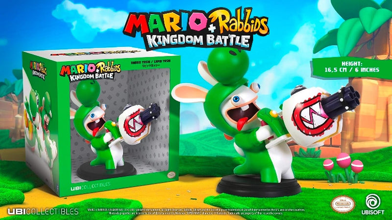 Mario & Rabbids Kingdom Battle - Figur Rabbid Yoshi (16,5 cm) 16,5cm Yoshi, 16,5cm Yoshi