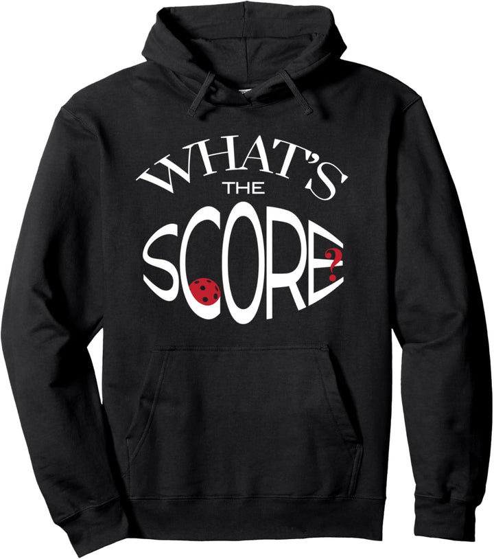 Lustiger Pickleball-Spruch: Wie ist das Ergebnis? Pickleball Pullover Hoodie
