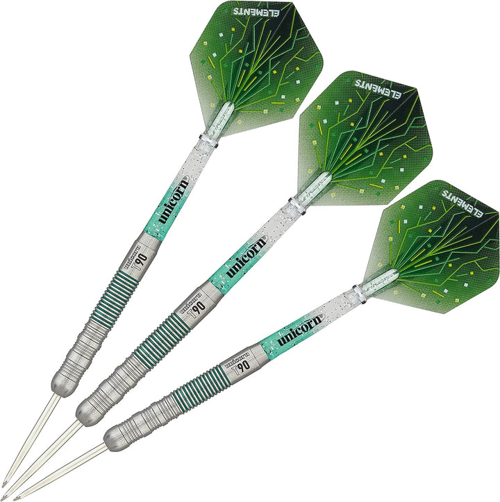 Unicorn Unisex Dartpfeile T90 Core XL 25 g grün, 25 g grün
