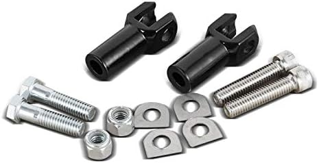 Sozius Fussrasten-Halter für Harley Davidson Softail 00-06 schwarz