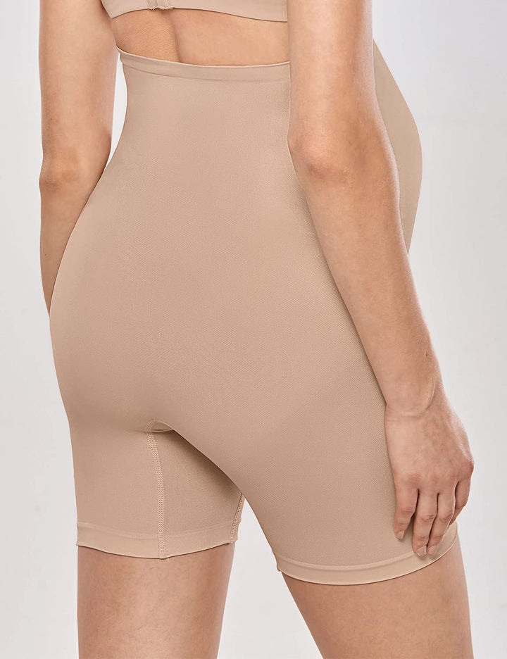 Gratlin Nahtlose Damen-Shorts, Schwangerschaft, Shapewear, hohe Taille, Kurze Oberschenkel-Unterwäsc