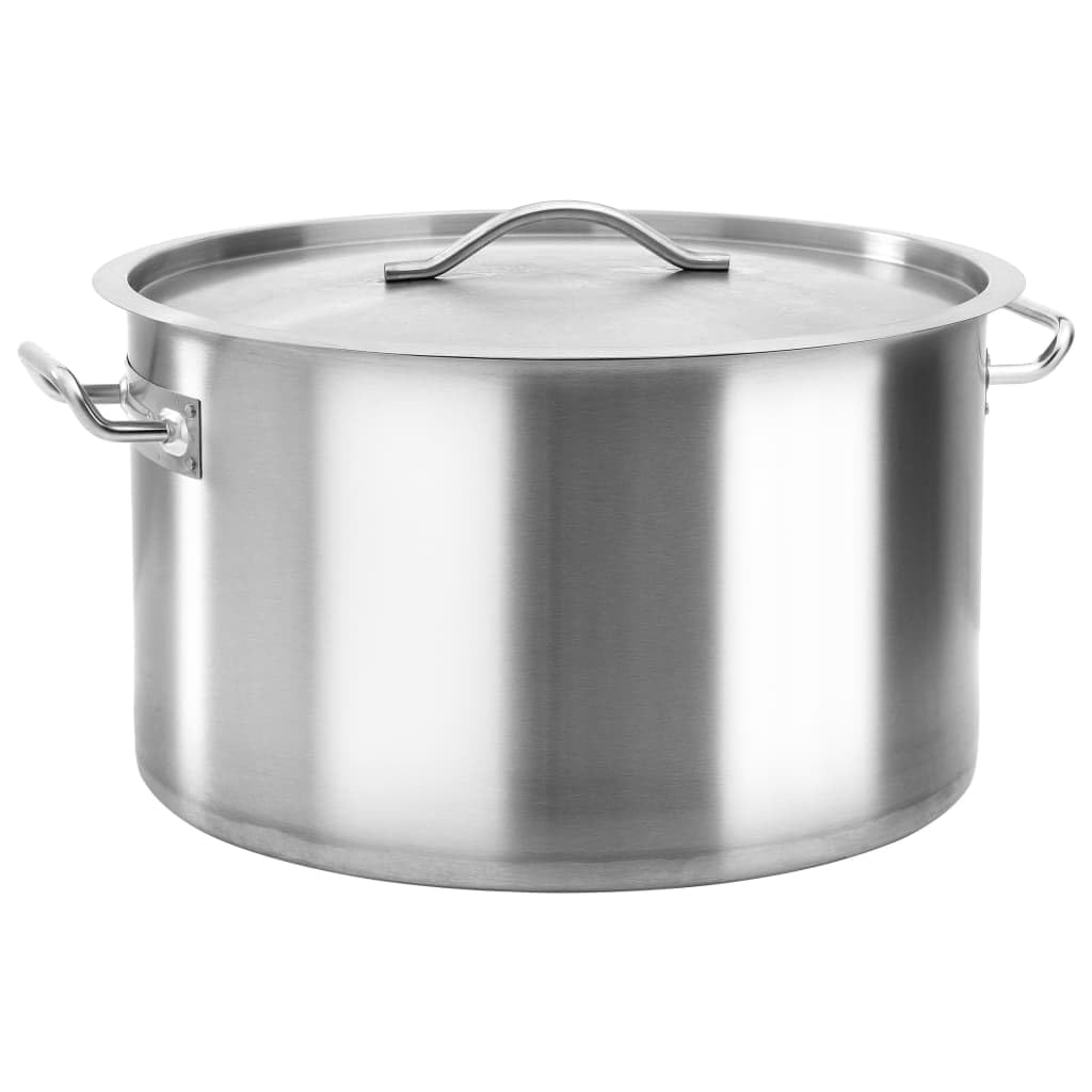 vidaXL Suppentopf mit 2 Griffen Kochtopf Universaltopf Induktion Topf Spaghettitopf Induktionstopf G