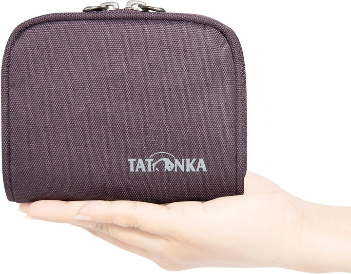 Tatonka Zip Money Box RFID Block - Geldbörse mit RFID-Blocker - TÜV geprüft Midnight Plum, Midnight